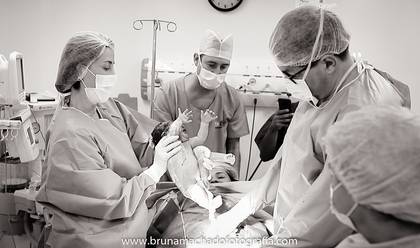 Parto de Alice chegou