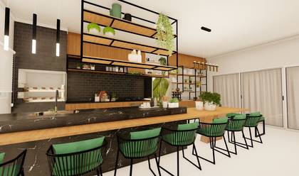 INTERIORES de ESPAÇO GOURMET PAINEIRAS