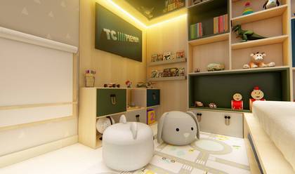 INTERIORES de BRINQUEDOTECA BADEN