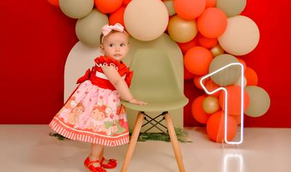 Ensaio Infantil de Lara 1 aninho