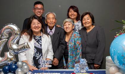 Festividades de Aniversário em dose dupla: Miki e Cazu no Restaurante Nanako