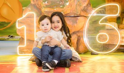 Festas infantis de Aniversário de 1 ano do Bernardo e de 6 anos da Beatriz - Buffet Batatinha Kids