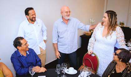 Comemorações de Recepção casamento civil