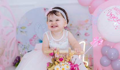 Smash The Cake e bday infantil de Ensaio de um aninho da Melissa