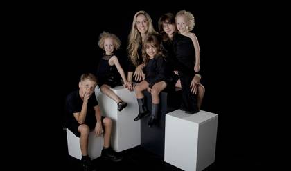 Ensaio família de Ensaio da Carol e seus 5 filhos