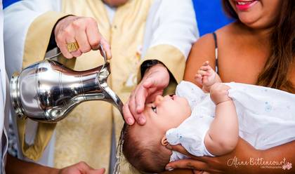 Família de Batizado da Luiza