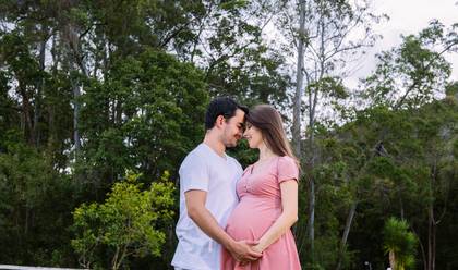 Gestante de Roberta + Lucas = Luiza