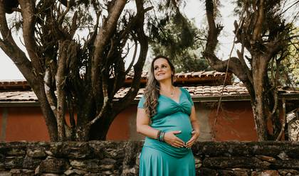 Gestante de Josi e Diego