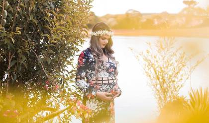 Lifestyle de Gestante - Ao ar livre