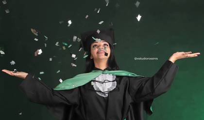 Formatura de Formada Fisioterapia | UNINOVE - Beatriz Sousa