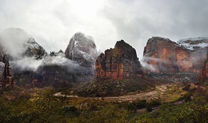 LANSCAPE of ZION & BRYCE NATIONAL PARK