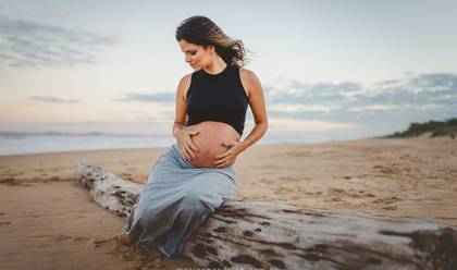 Ensaio Gestante de Esperando Luca