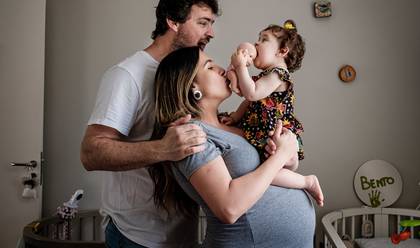 Família de Bento e as primeiras fotos de família