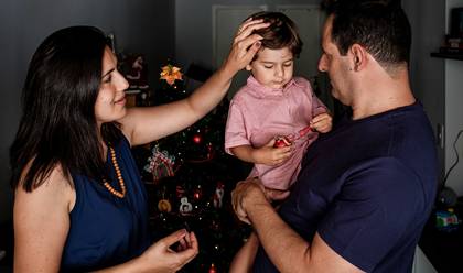 Família de Natal do Joaquim