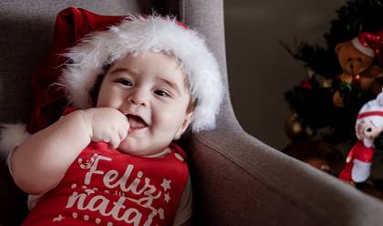 Família de Natal do João