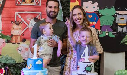 Aniversário de 4 anos Arthur | 1 ano Miguel