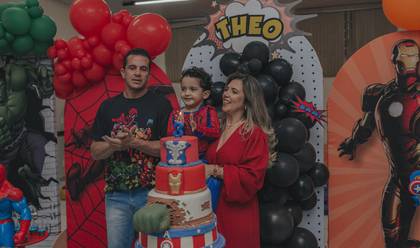 Aniversários de Theo Tozzi 3 anos