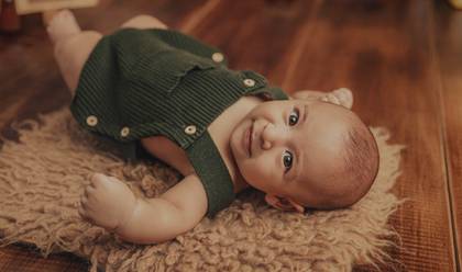 Crianças de Ravi 3 meses