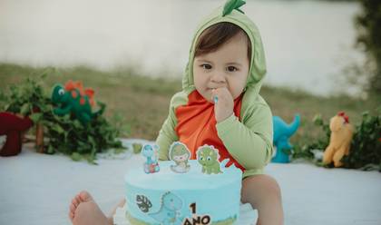 Smash The Cake de Augusto - 12 meses