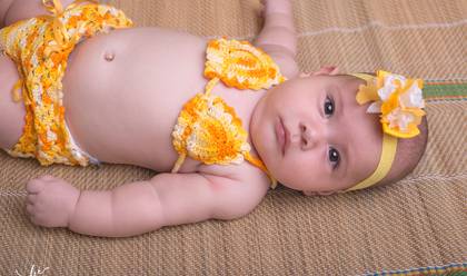 Crianças de Ana Julia 4 meses