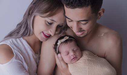 Newborn de Maria Valentina 14 dias