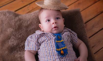 Crianças de Anthony 4 meses 
