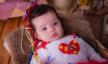 Crianças de Maria Valentina 3 meses 
