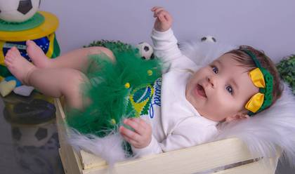 Crianças de Maria Valentina 4 meses 