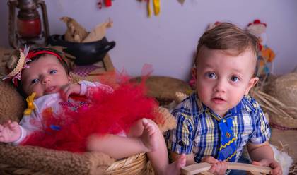 Crianças de Maria Flor 2 meses