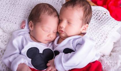 Crianças de Rafael e Henrique 1 mês