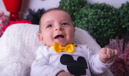 Crianças de Vicente 3 meses