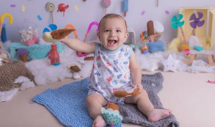 Crianças de Bento 8 meses