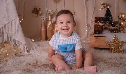 Crianças de Anthonny Cardoso 7 meses - illuminated new year 2019