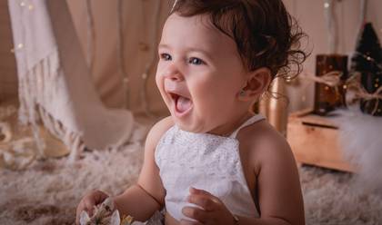 Crianças de Maria Valentina 9 meses - illuminated new year 2019