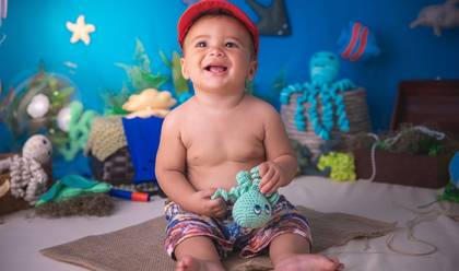 Crianças de Guilherme 7 meses 