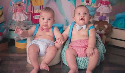 Crianças de Rafael & Henrique 6 meses