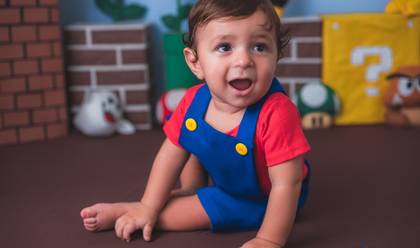 Crianças de Vicente 9 meses