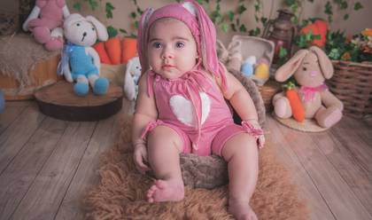 Crianças de Ana Julia 4 meses