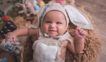 Crianças de João Bressanin 4 meses