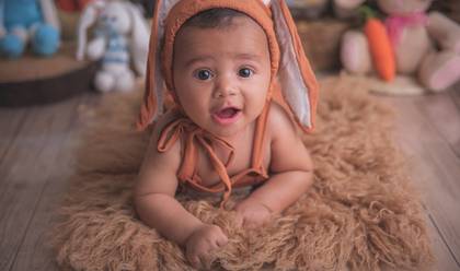 Crianças de Pietro 4 meses