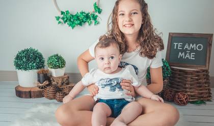Crianças de Heitor e Débora - Dia das Mães 2019