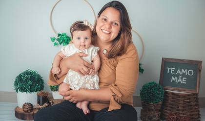 Crianças de Giovana 4 meses