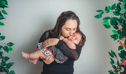 Crianças de Valentina 2 meses
