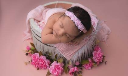 Newborn de Agatha 9 dias