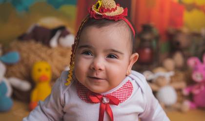 Crianças de Ana Julia 6 meses