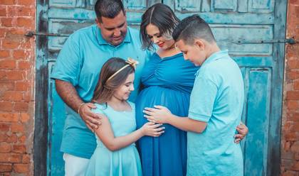Gestantes de Tamiris Parra e família