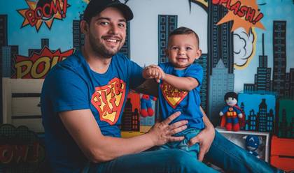 Crianças de Henry 9 meses - DIA DOS PAIS 2019