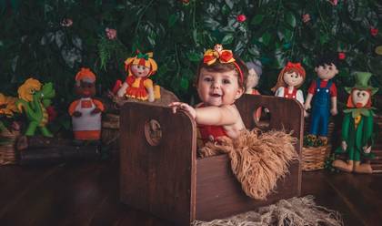 Crianças de Giovana 8 meses