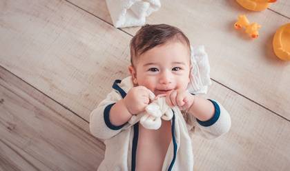Crianças de Theo Cappa 4 meses