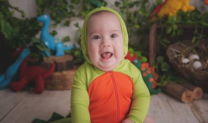 Crianças de Ravi 7 meses